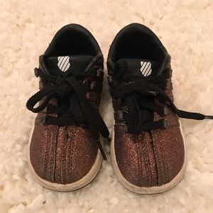 KSwiss fancy shinny copper brown sport shoes